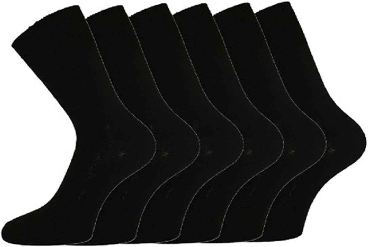 6pk ladies non elastic cotton socks Amazon.co.uk Clothing