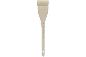 Silver Brush Limited 5001-30 Silver Atelier Hake Flat Brush, Size 30, Long Handle