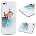 iPhone 7 Case, iPhone 8 Case, YOKIRIN Printed Slim Fit & Lightweight Flexible Hard PC Back Protective Cover Transparent Crystal Clear Scratch-Proof Bumper Case for iPhone 7 (2016) - Fish & Cat Love
