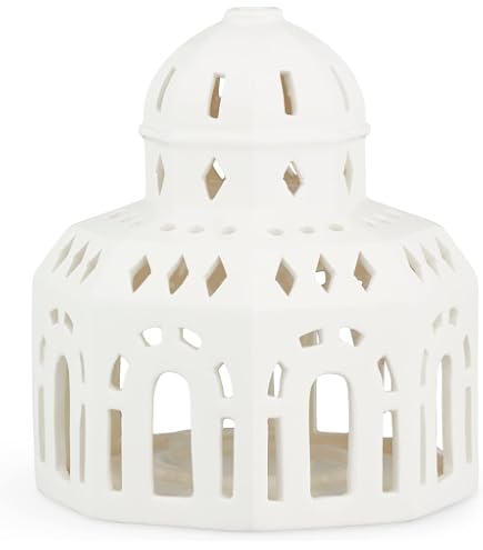 Amazon.com: Kahler Urbania High Building | Ceramic Tealight Holder