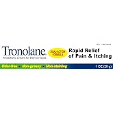 Tronolane Anesthetic Cream for Hemorrhoids 1 oz (Pack of 2)