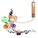 H&D HYALINE & DORA Car Charms Rear View Mirror Accessories,Crystals Ornaments Chandelier Crystals Hanging Prisms Fengshui Suncatcher Rainbow Pendant Maker Car Charm (Colorized)