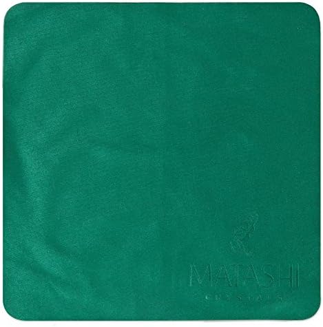 6'' Square Super Soft Premium Microfiber Cleaning Cloth for Glasses, Screens, Electronics, Jewelry, Delicate Surfaces and more by Matashi