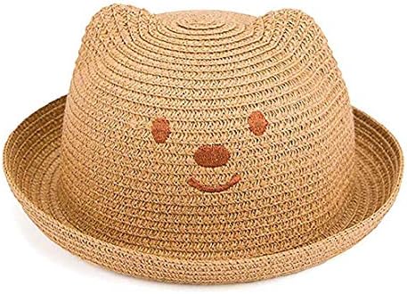 Fashion Straw Hats Decoration Lovely Girls And Boys Protection