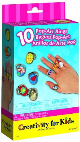 Creativity For Kids, Pop Art Rings, 10 Rings