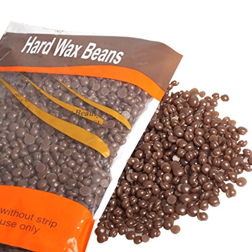 No Strip Depilatory Hot Film Hard Wax Pellet Waxing Bikini Hair Removal Bean Mchoice (Coffee)
