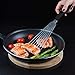 Fish Spatula - Slotted Turner Stainless Steel, Flexible Spatula for Turning, Transferring and Grilling for Egg, Meat, Pancakes + Vegetable Peeler Set