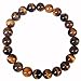 Fashion Handcraft Tiger Eye Gem Beads Strand Bracelets Tibetan Buddhist Prayer Mala Bracelet for Women or Man with Free Bag-0823