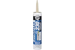 DAP Dynaflex 230 Almond Silicone Door, Trim and Window Sealant 10.1 oz.