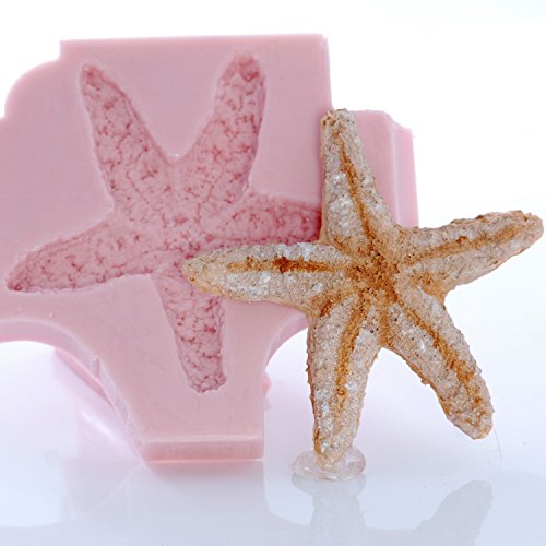 Star Fish Silicone Mold Food Safe Fondant, Chocolate, Candy, Resin, Polymer Clay, Epoxy.