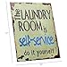 Barnyard Designs The Laundry Room is Self Service Retro Vintage Tin Bar Sign Country Home Decor 10