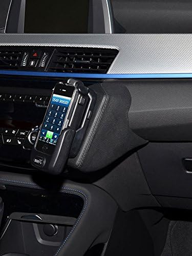 KUDA 2145 Leather Mount Black Compatible with BMW X1 (F48) (Since 2016)
