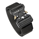 Men's Tactical Belt Heavy Duty Webbing Belt Adjustable Military Style Nylon Belts