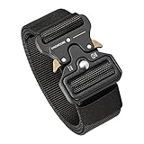 Men's Tactical Belt Heavy Duty Webbing Belt