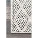 nuLOOM Sarina Tribal Diamonds Area Rug, 4x6, Grey