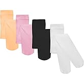 Gvhntk 4 Pairs Girls Dance Tights Soft Velvet Tights Ballet Uniform Student School Tight Multiple Colors