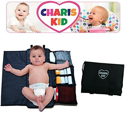 Charis Kid Portable Diaper Changing Pad – Quick and Easy – Compact and Comfortable Changing Mat - Keep Your Baby Clean and Happy, and more sleep for You