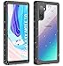 Nineasy Samsung Galaxy Note 10 Waterproof Case, Note 10 Case 360° Full Body Protection with Built in Screen Protector Underwater Cover IP68 Shockproof Case for Note 10 Black/Clear