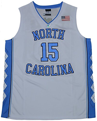 Men's North Carolina Tar Heels #15 Vince Carter College Basketball Jersey Black Large