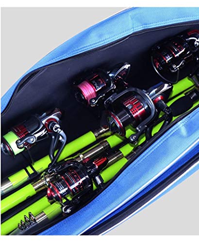 HYXL888 Angeltasche, 1.25m Hartschalen-Leinwand Verschleißfest Großvolumige Angelausrüstung Tasche, humanisierten… – Bild 4