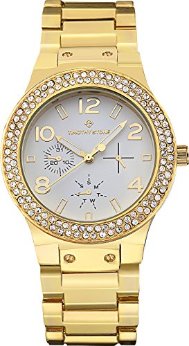 Timothy Stone FACON STAINLESS Gold Women's Design Watch 39mm