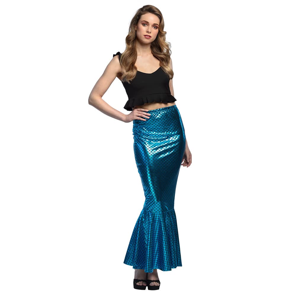 Boland 51032 - Mermaid Skirt, Size M, Scale Skirt, Women's Fancy Dress Costumes, Mermaid Costume for Carnival, Theme Party and JGA, Multicolor