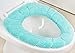 Super Soft Plush Warm Thicken Toilet Seats Covers(Blue)