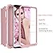 Hekodonk Compatible Galaxy S9 Plus Case, 3D Luxury Sparkle Glitter Shiny Heavy Duty Shockproof Full-Body Protective High Impact Hybrid Cover for Samsung Galaxy S9 Plus - Bling Rose Gold