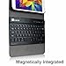 Fintie Blade X1 Samsung Galaxy Tab 4 7.0 Keyboard Case Cover - Smart Slim Shell Light Weight Stand Cover with Magnetically Detachable Wireless Bluetooth Keyboard, Black
