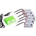 Keenstone 3.7 V 400m Ah 25 C Li Po Battery for Hubsan X4 (H107 H107 C H107 D H107 L) 4 Channel 2.4 G Hz Rc Quad Copter, Jjrc H22 H6 D, Syma X11 X11 C, V252 Jxd385 F180 C