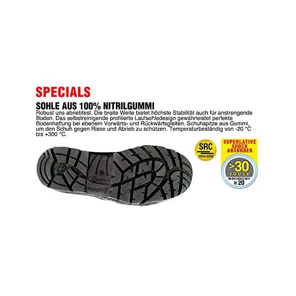 Cofra ENERGY SCR-Sicherheitsstiefel aus GORE-TEX mit Schnittschutz, schwarz, GrÃ¶Ãe 43, 21514-000 – Bild 3