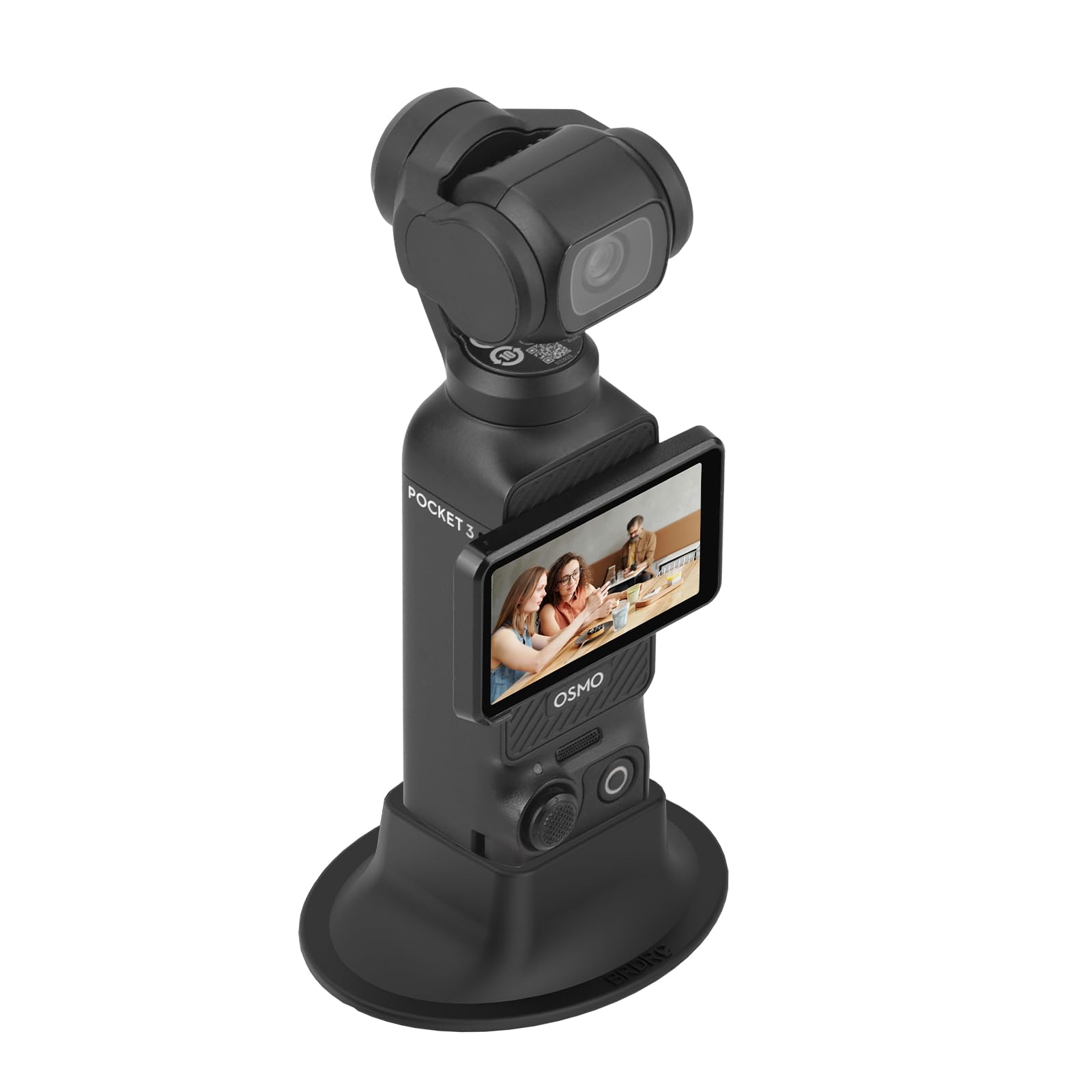 BRDRC Pocket 3 Stand Base Mount, Desktop Support Bracket Stable Non-Slip Support Expansion Adapter for DJI Osmo Pocket 3 Creator Combo Handle Accessories