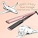 PHOEBE Ceramic Flat Iron 1.75 inch-Silky Straightener Adjustable Heat Ceramic Tourmaline Ionic Flat Iron Instant Heat Up Dual Voltage Straightens & Curls Incl Glove(Rose Gold)thumb 4