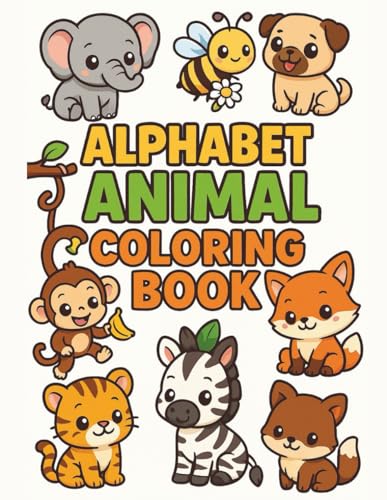 Alphabet Coloring Book for Kids Ages 3-6: Build Creativity With Adorable Chibi…
