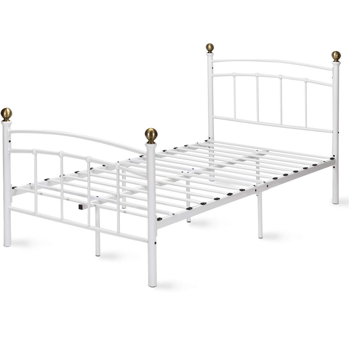 Best platform metal bed frame foundation headboard furniture bedroom twin full size