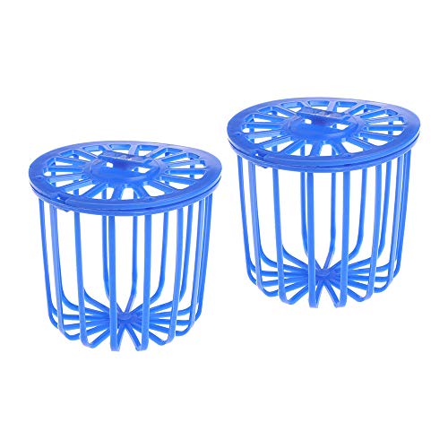 AZXAZ 2 Pack Bird Cage Feeder Hanging Fruit Vegetable Basket Holder Parrot Feeding Bowl Food Container Bird Cage Hanging Toy