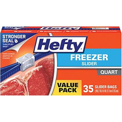 Hefty Slider Freezer Bags Quart Size, Boxes Jamaica Ubuy