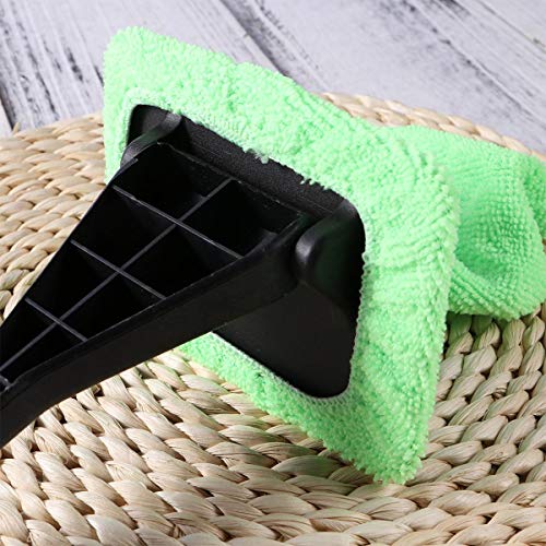 Windshield Cleaner Auto Handy Windshield Clean Car Wiper with Microfiber Cloth Long Handle Glass Washer Cleaning Tool