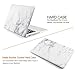 iDOO Soft Touch Plastic Hard Case ONLY for MacBook PRO 13 inch with CD Drive Model A1278 - White Marble