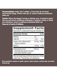 Nature's Way, cloro fresco, 90 cápsulas de gel suave, 3550, 1, 1