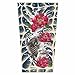 Efivs Arts D Series Skull Tribal Dragon Koi Design Temporary Tattoo Arm Cover up Sleeves 5 Pairs (Color K)