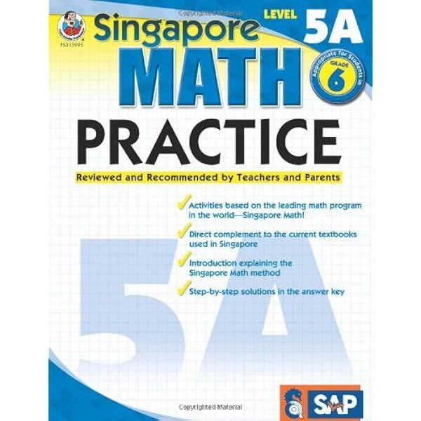 Singapore Math – Level 2B Math Practice Workbook for 3rd Grade