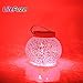 LiteFuze Mosaic Glass Rechargeable Solar Lamp Outdoor Garden Light - Color Changing