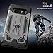 Note 8 Case, Galaxy Note 8 Case, WWW [Heavy Duty] Full-Body Protective Case [Shock Absorption] Rugged Holster Cover with 360° Rotating Back Splint and Kickstand for Samsung Galaxy Note 8 Black