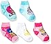 Shimmer and Shine Toddler Girls 5 pack Shorty Socks, Assorted 5-6.5 by Nickelodeon