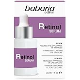 Babaria Retinol Face Serum, 1 oz - Facial Moisturizer for Skin Care - Anti Aging Serum to Reduce Appearance of Wrinkles - Improves Firmness and Elasticity - Light, Fast-Absorbing, Vegan Formula