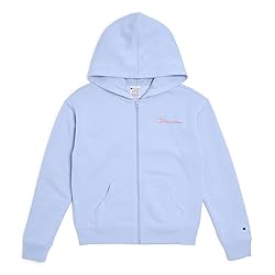 Champion Girls Sweatshirt Full Zip Up Fleece Girls