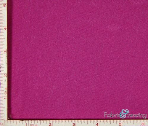 Dark Pink Triple Mesh Lining Fabric 2 Way Stretch Polyester 3 Oz 56-58"