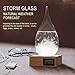 G GGPOWER Storm Glass Weather Stations Water Drop Weather Predictor Creative Forecast Nordic Style Decorative Weather Glass