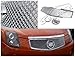 Spec-D Tuning HG-CTS03C-V2-RS Cadillac Cts Honeycomb Front Grille Chrome Emblem Mount